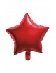 Globo foil estrella satín rojo oscuro 45cm - Disfraces Ducaval