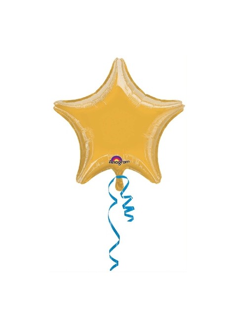 Globo foil estrella oro 19"