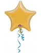 Globo foil estrella oro 19"