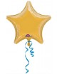 Globo foil estrella oro 19"