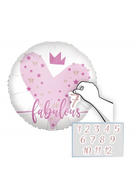 Globo foil 18º princesa personalizable | Ducaval | Envíos 24/48 horas