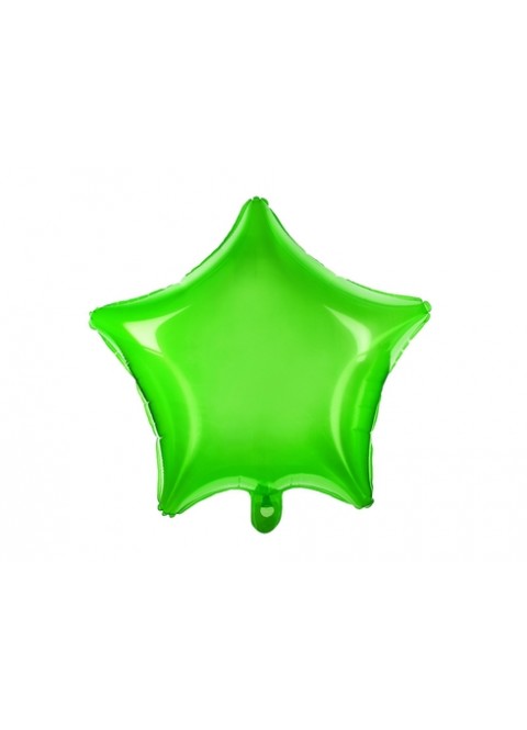 Globo foil estrella verde 48cm