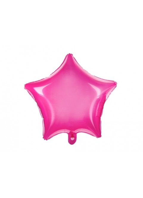 Globo foil estrella fucsia 48cm