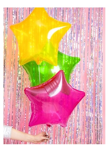 Globo foil estrella fucsia 48cm