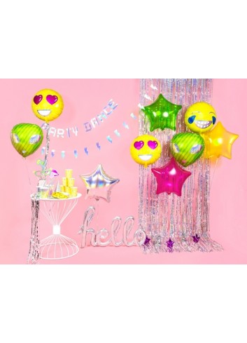 Globo foil estrella fucsia 48cm