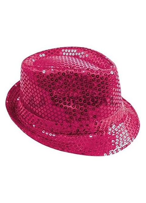 Sombrero lentejuelas fucsia