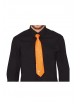 Corbata lentejuelas naranja
