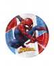 Platos Spiderman compostable 23cm 8ud - Disfraces Ducaval