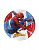 Platos Spiderman compostable 23cm 8ud - Disfraces Ducaval