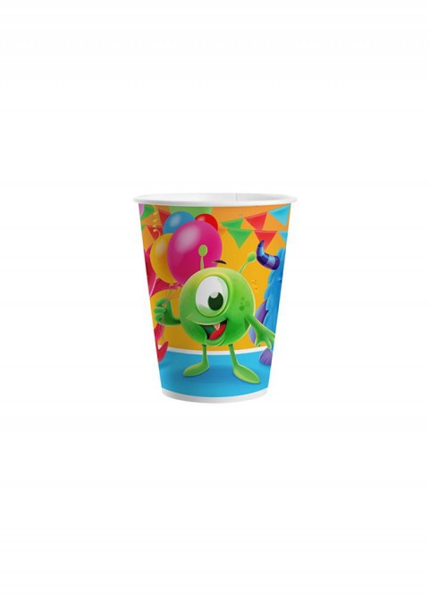 Vasos monsters 20cl 8u | Ducaval | Envías 24/48 horas 