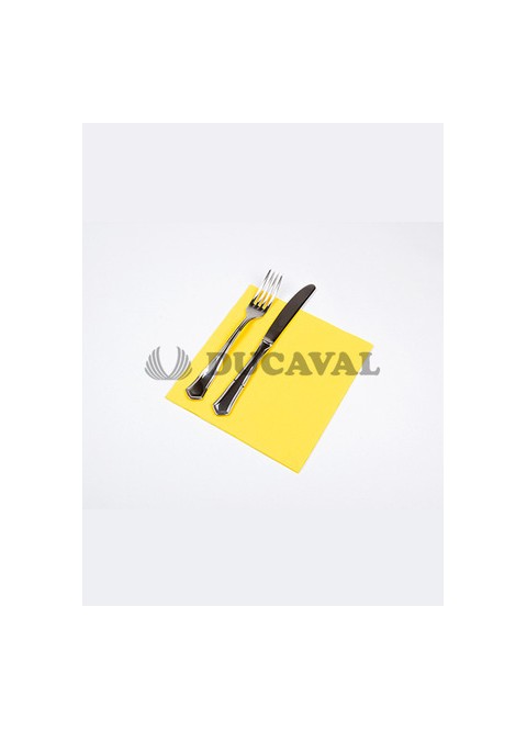 Servilleta amarilla 40x40 2c