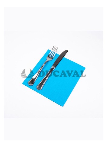Servilletas azul turquesa 40x40 2 capas - Disfraces Ducaal