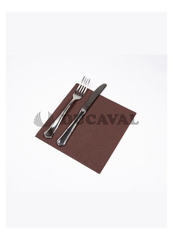 Servilletas marrón 40x40 2 capas Ducaval 24-48 horas