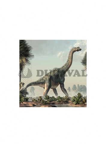 Servilletas dinosaurios 33x33cm 20U