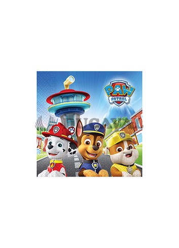 Servilletas Patrulla Canina 33x33 20unidades. Ducaval envios 24/48 horas