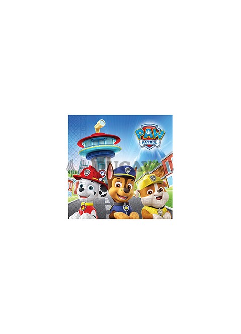 Servilletas Patrulla Canina 33x33 20unidades. Ducaval envios 24/48 horas