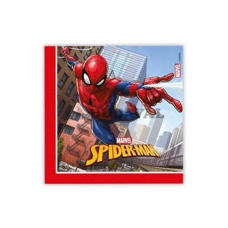 Servilletas spiderman 33x33cm 20u.