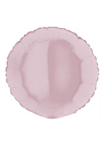 Globo foil satin redondo oro rosado 18" | Ducaval | Envíos 24/48 horas
