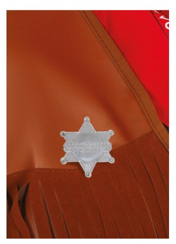 Estrella sheriff plastico 5.5 cm | Ducaval | Envías 24/48 horas 
