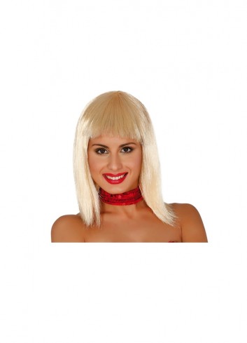 Peluca cleopatra rubia | Ducaval | Envíos 24/48 horas