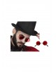 Gafas vampiro rojas con cristal rojo para completar tu disfraz