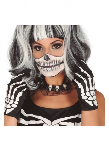 Guantes Esqueleto para Disfraces en Halloween y Carnaval