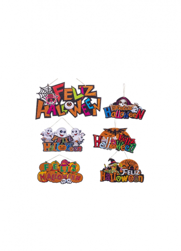 Cartel Feliz Halloween en Foam para Decorar tu Hogar