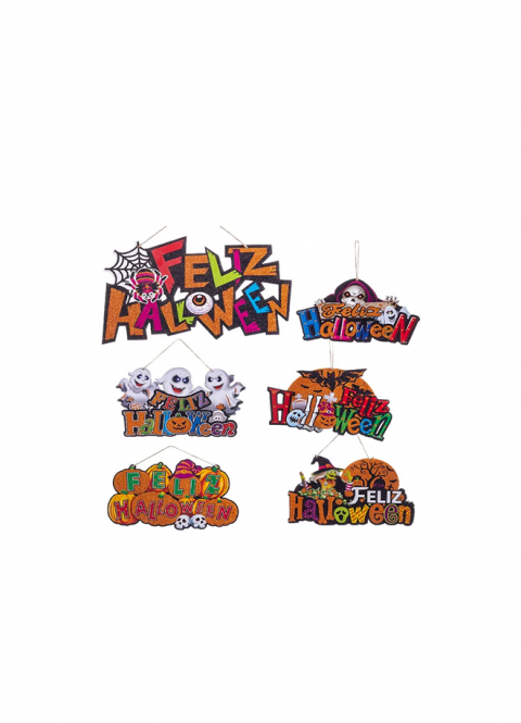 Cartel Feliz Halloween en Foam para Decorar tu Hogar