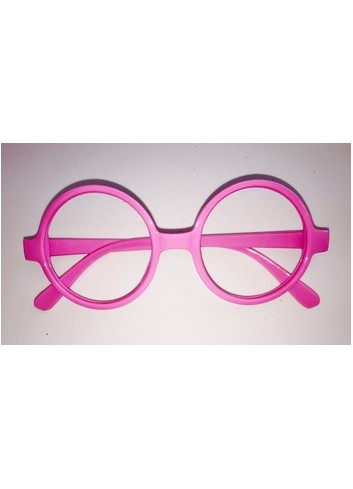 Gafas redondas rosa