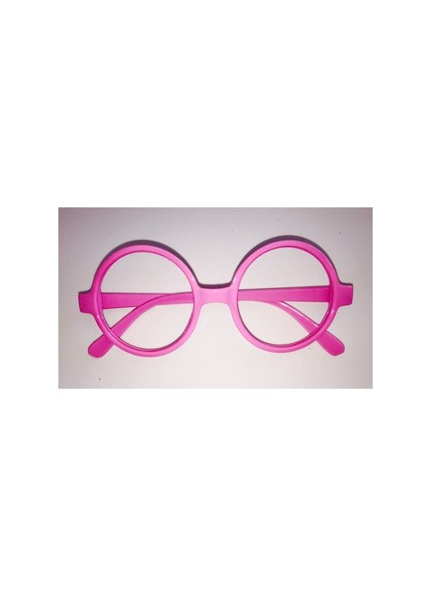 Gafas redondas rosa