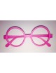 Gafas redondas rosa