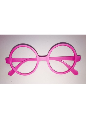 Gafas redondas rosa