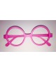 Gafas redondas rosa