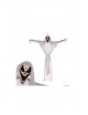 Fantasma con luz blanca ideal para decorar en Halloween 120x12x156cm