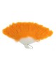 Abanico plumas naranja
