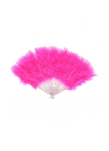 Abanico plumas fucsia | DUCAVAL | Envíos 24/48h