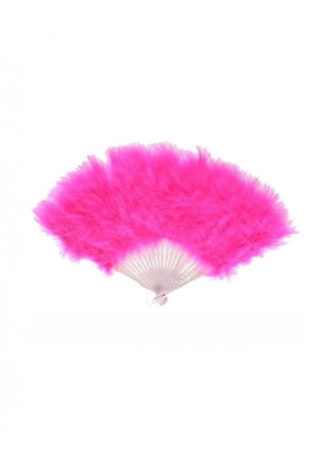 Abanico plumas fucsia | DUCAVAL | Envíos 24/48h