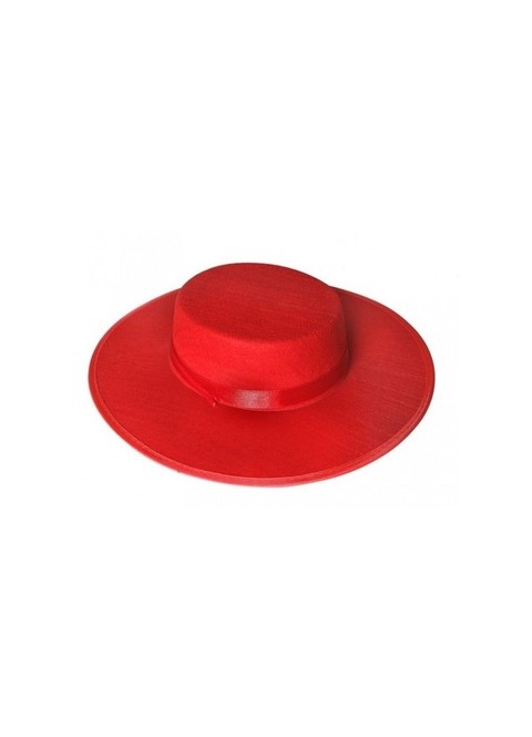 ¡Sombrero Cordobés Rojo!Perfecto para disfraz