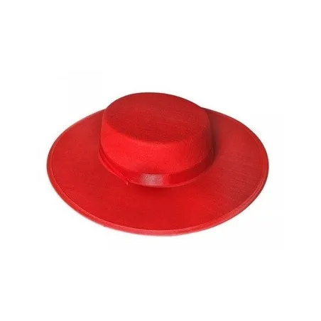 ¡Sombrero Cordobés Rojo!Perfecto para disfraz
