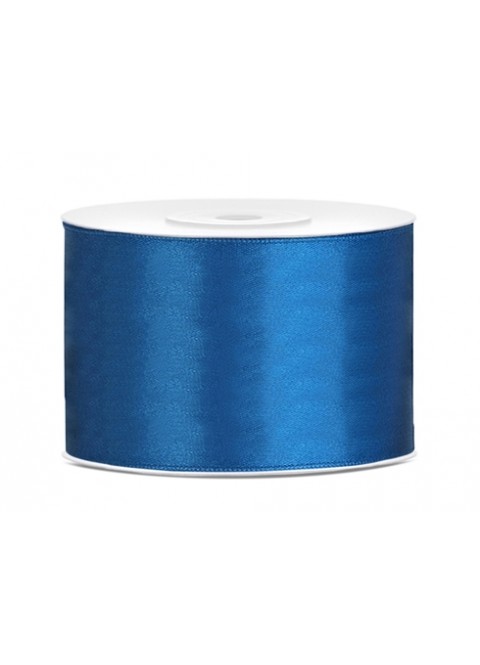 Cinta azul satín 5cmX25m  Disfraces Ducaval