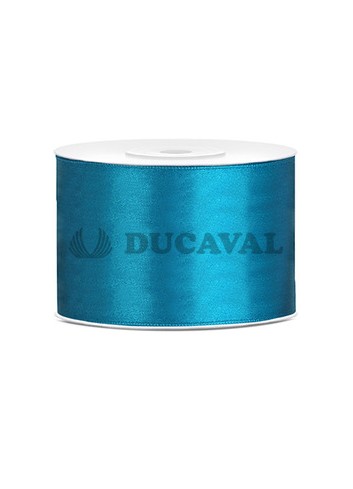 Cinta azul turquesa satín 5cmX25m  Disfraces Ducaval