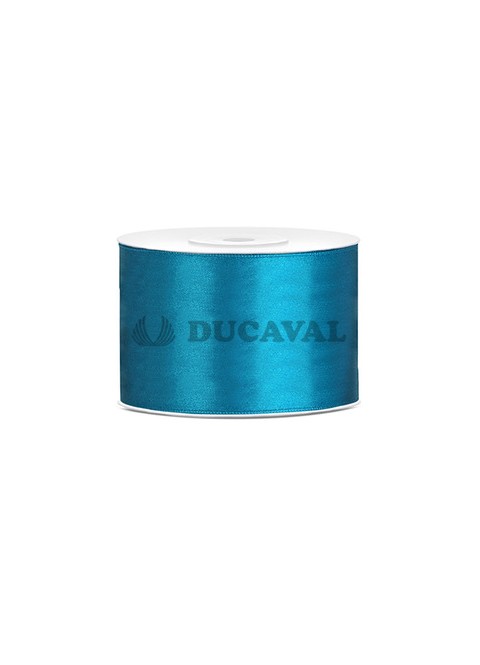 Cinta azul turquesa satín 5cmX25m  Disfraces Ducaval