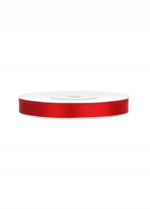 Cinta saten rojo 6mm 25m | Ducaval | Envios en 24/48 horas.