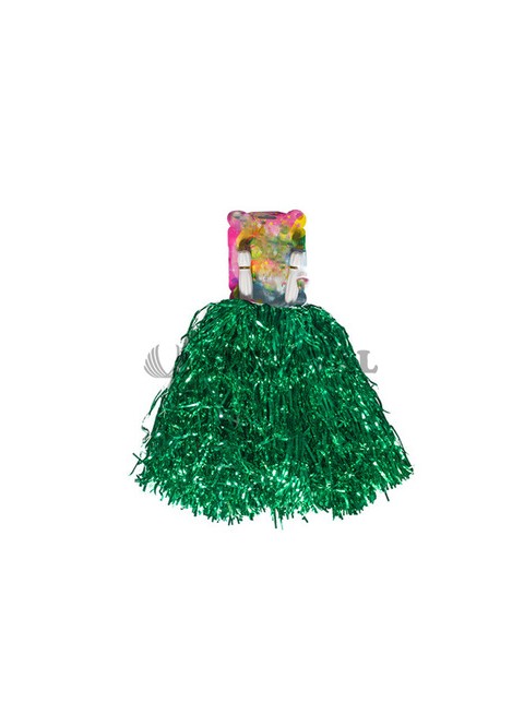 PomPon tinsel verde