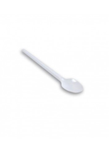 Cuchara postre blanco 12.5cm 24und reutilizable. Ducaval 24-48 horas Envio