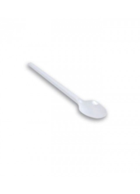 Cuchara postre blanco 12.5cm 24und reutilizable. Ducaval 24-48 horas Envio