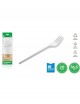 Tenedor blanco 16.5cm 20und reutilizables | Ducaval | envios 24/48 horas
