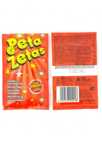 Peta zetas fresa 50 unidades | Ducaval | Envíos 24/48 horas
