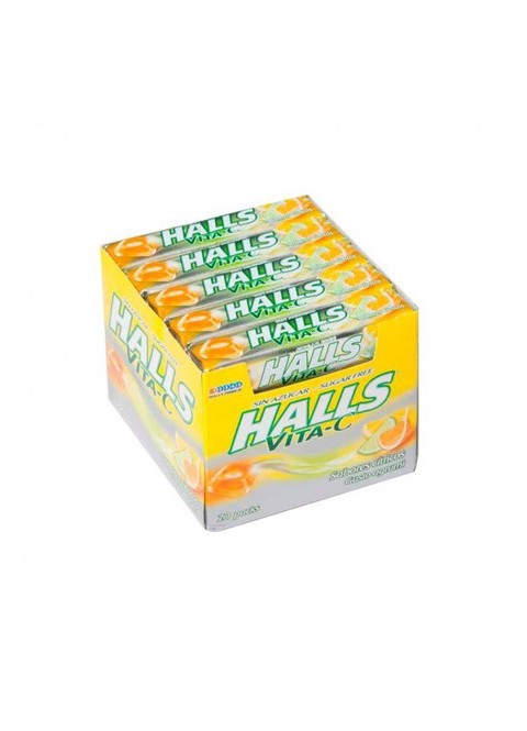 Halls Vita C surtido sin azúcar  20 packs- Disfraces Ducaval Envios 248 horas