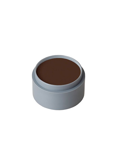 Maquillaje al agua marrón
